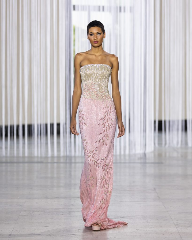 Tony Ward Reveals the skin through intertwined layers and daring décolleté