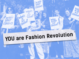 Fashion Revolution Week 2023: Manifesto for a Just and Transparent Global Fashion Industry